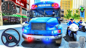 Prisoner Bus Driving Simulator 3D - Police Transport Airplane Driver - Android GamePlay