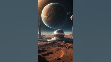 Red Dawn: The Rise of Mars Colony #concept #mars #space #future #colonies #travel