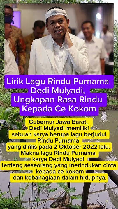 lirik lagu rindu purnama kang Dedi mulyadi #shorts #shortsfeed #shortvideo