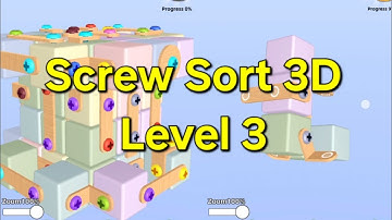 Screw Sort 3D -Level 3