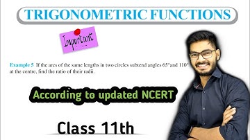 Example 5 of Trigonometric Functions Class 11th | Math | Examples of Trigonometric Functions | NCERT