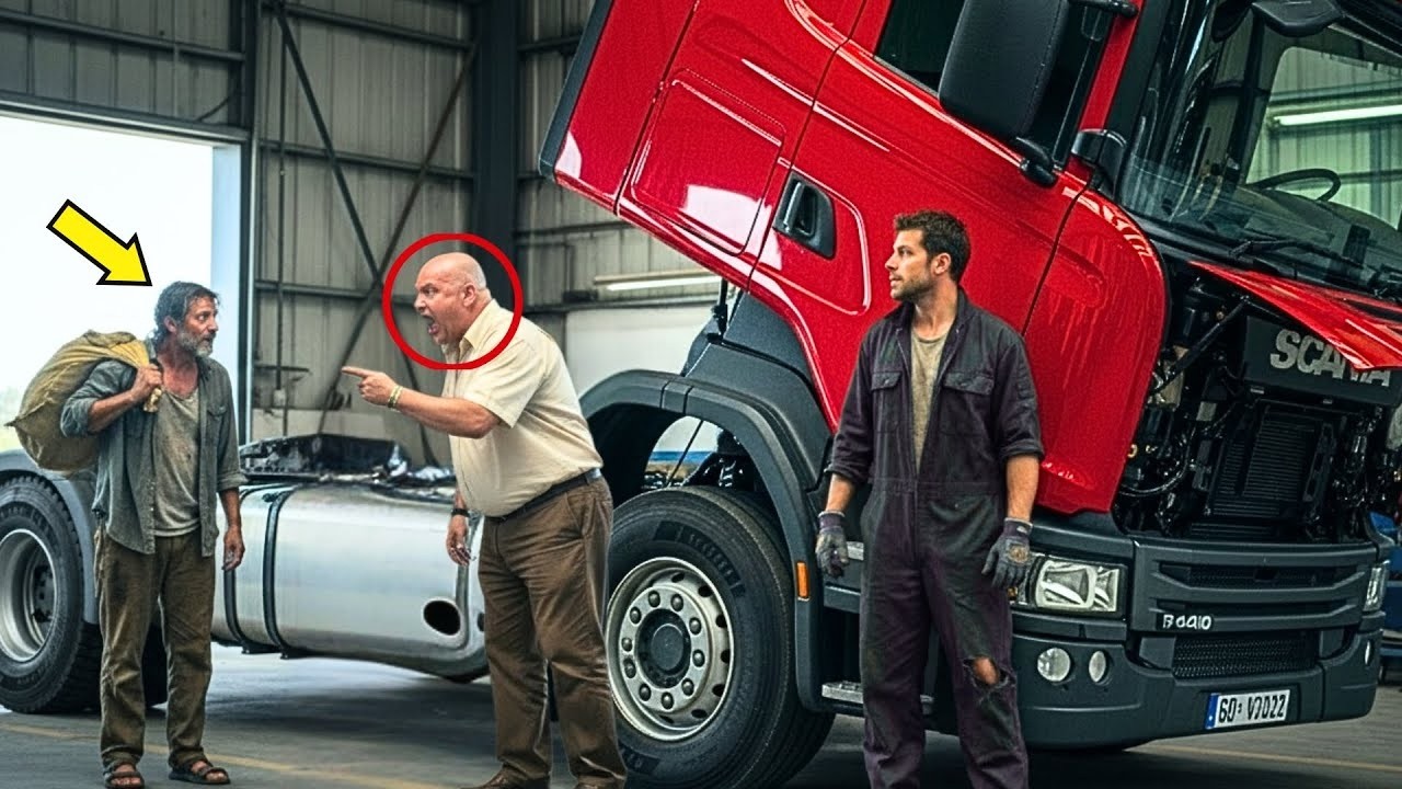 “¿PUEDO BARRER A CAMBIO DE COMIDA?” — LO ECHARON COMO BASURA…PERO AQUEL CAMIÓN GUARDABA SU VENGANZA