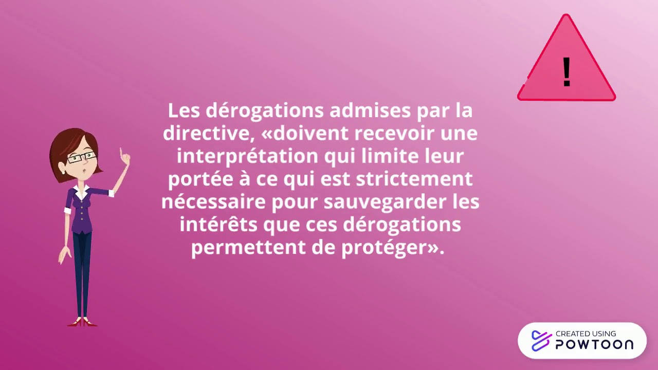 Diapo 1 sur les dérogations - YouTube
