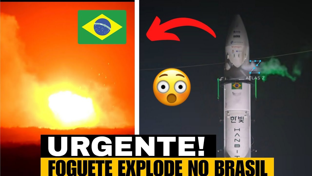 URGENTE: O FOGUETE EXPLODE NO BRASIL NO LANCAMENTO NO MARANHÃO. - HANBIT-NANO | MISSÃO SPACEWARD 