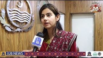 Dr. Anam Fatima talking to IUB News about Bahawalpur City Parade | District Government | IUB
