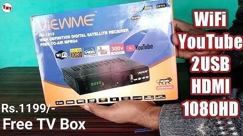Free TV Box | Change Your Tv to Smart TV | ViewMe TV, All Free TV Channels, YouTube, WiFi, 2USB Port