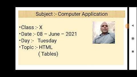 Class X Computer Application 08 06 2021 By Mr  Praveen Singh