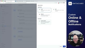 Custom Online Offline SMS or E-Mail Notifications for your IoT Fleet on Datacake