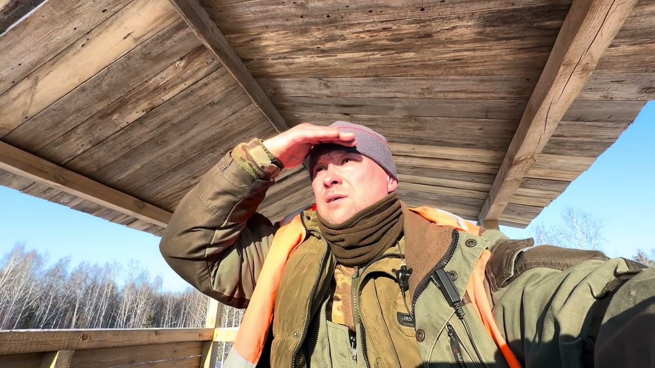 Очередной выход на вышку. Взял кабанчика.