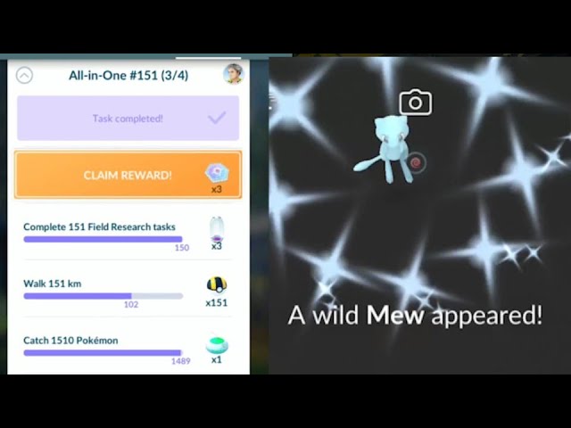 FULL *SHINY MEW* RESEARCH QUEST LINE! 100 IV, GBL & RANKINGS