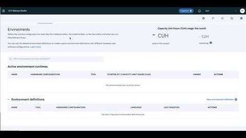 Create a Notebook in IBM Watson Studio
