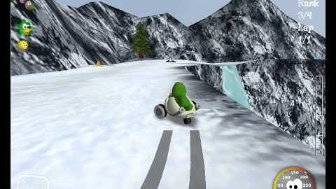 SuperTuxKart Snow Peak Cheat 1