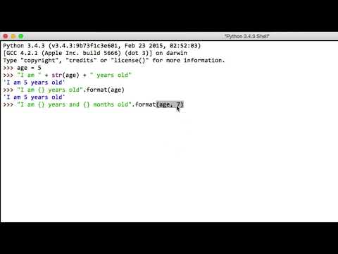 6   The format method (Our Age In Seconds - PYTHON) || BroCode_r