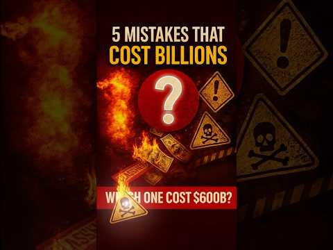 5 Billion Dollar Mistakes That Changed the World