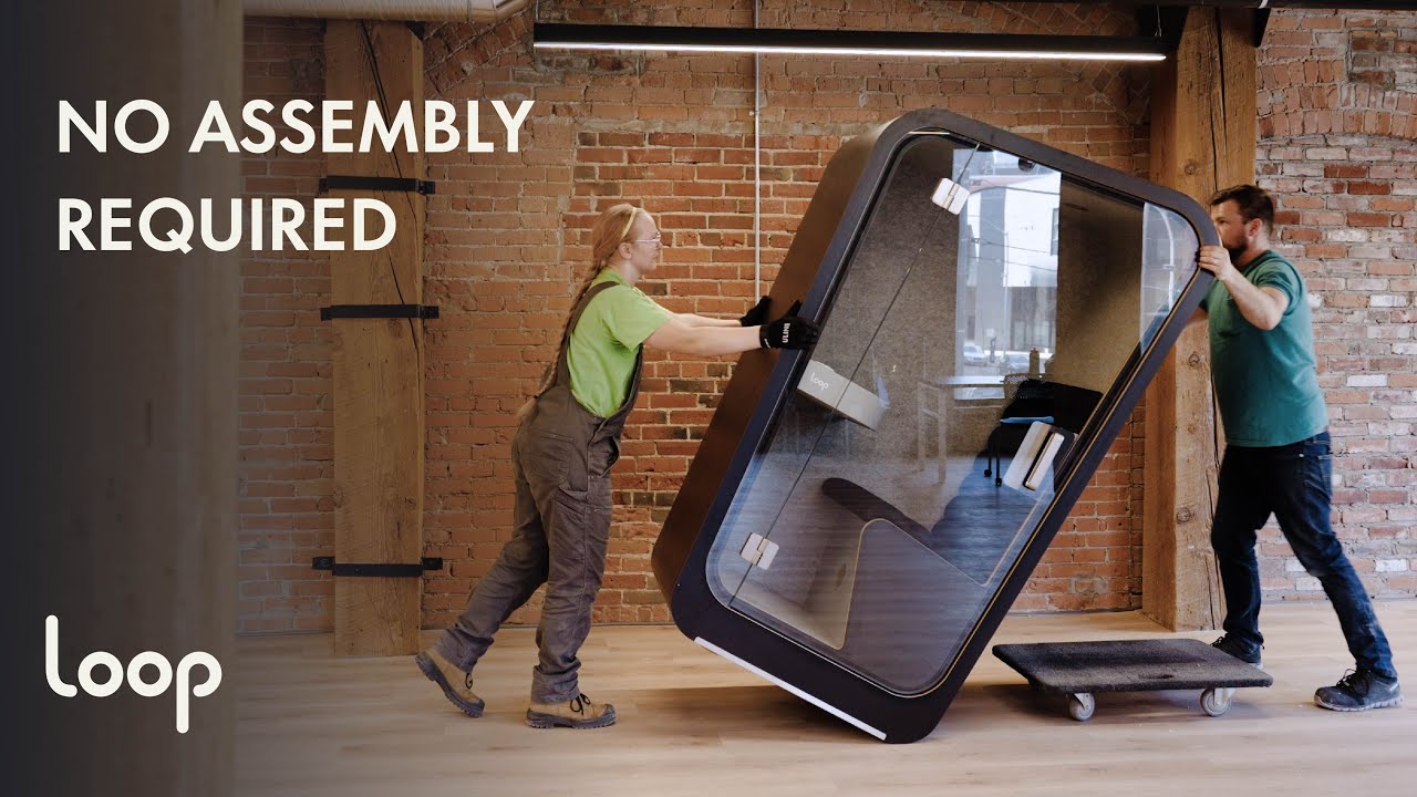 Loop Office Box No Assembly Required – Loop Solo Office Pod - YouTube
