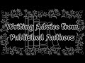 writing advice from published authors🤍
