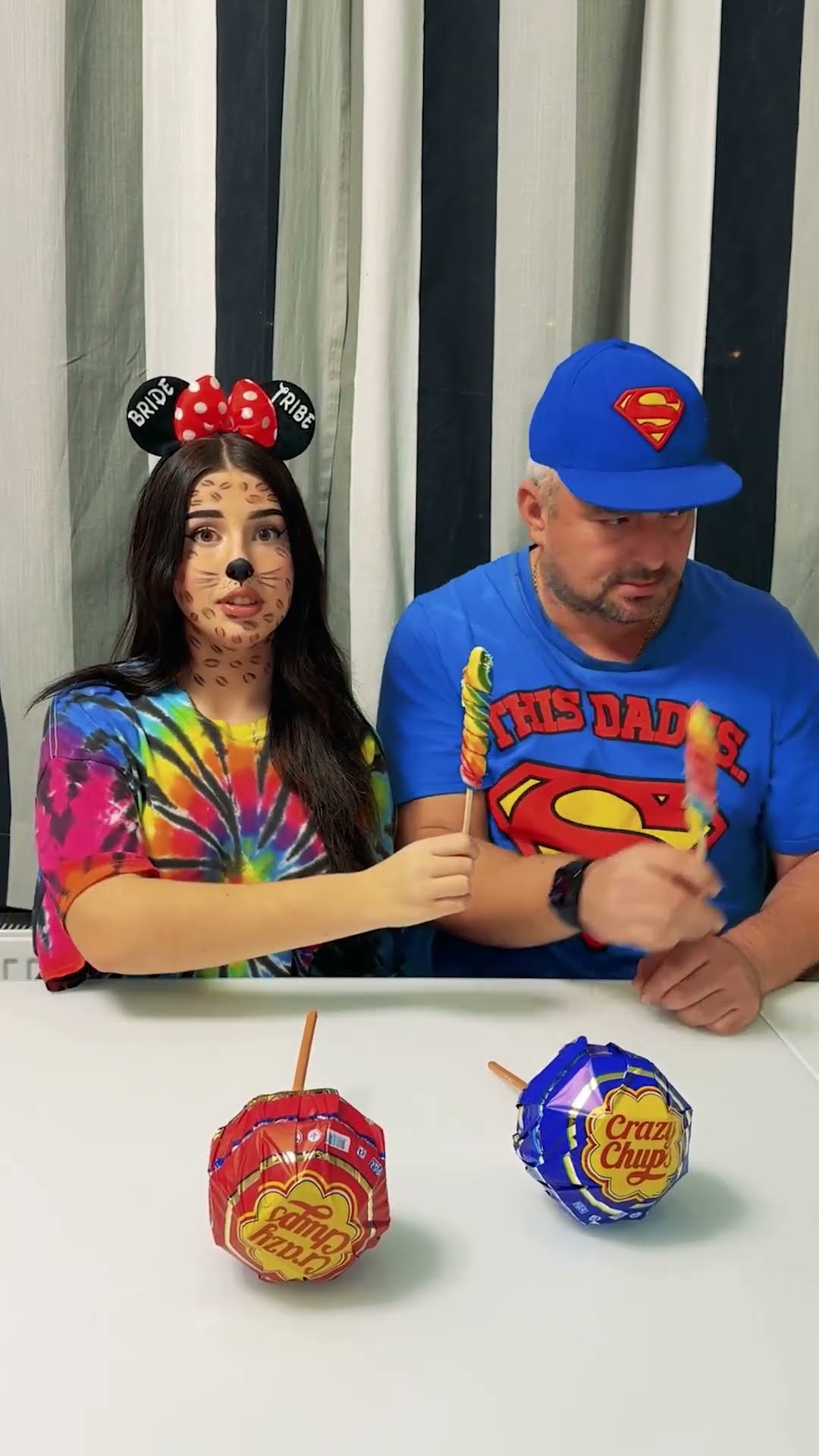 comedy: ?lollipop prank on dad?❤️?