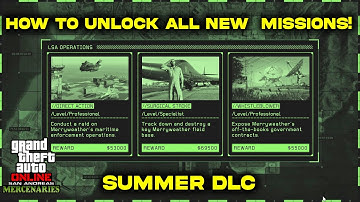 HOW TO UNLOCK NEW MISSIONS in GTA 5 Online | San Andreas Mercenaries DLC