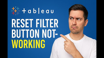 Tableau Reset Filter Button Not-Working