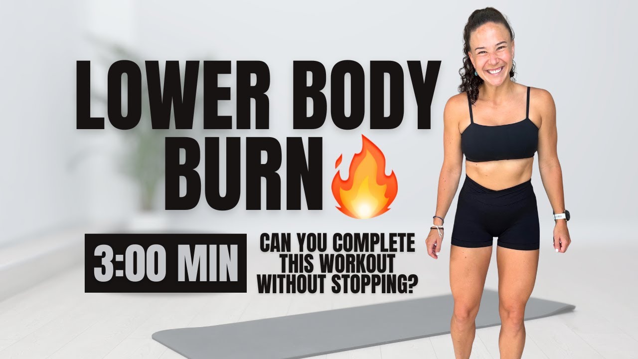 Can You Survive this 3 MINUTE Leg Burner Challenge? 🔥
