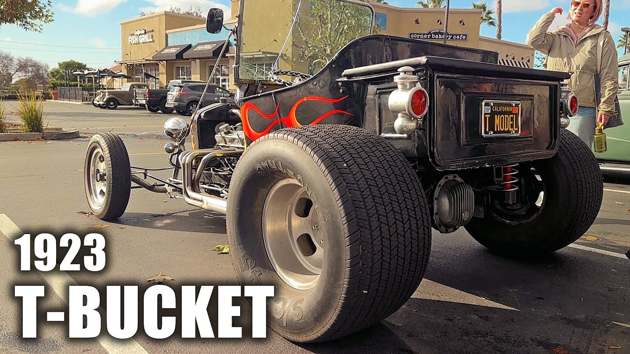 Flamed 1923 T-Bucket Rat Rod • Engine, Styling & Mods Up Close