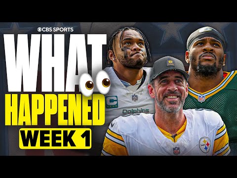 Biggest WINNERS & LOSERS From NFL Week 1 | Aaron Rodgers Shines vs Jets, Dolphins in Trouble? 😬