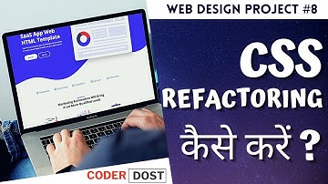 #8 Create & Make Website HTML CSS Start To End Step |Building Refactoring UI Use convention for CSS