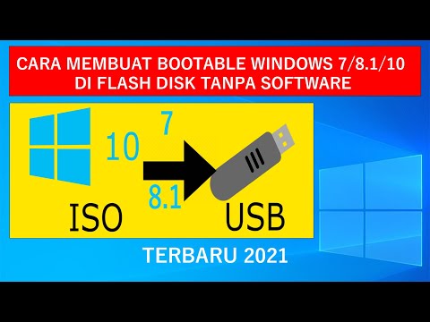 Video: Cara Membuat Pemacu Kilat USB Pemasangan Windows 7/8