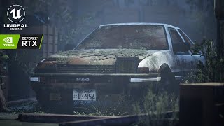 Takumi's Abandoned AE86 - Initial D \/\/ Unreal Engine 4 (RTX)