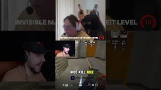 Invisible Magixx VS 5 FACEIT level 10 CHALLENGE |#couterstrike #csgo #dima_wallhacks #cs2 #magixx
