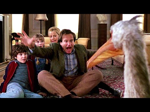 Robin Williams in fuga da una mandria impazzita | Jumanji | Clip in Italiano 🔥 4K