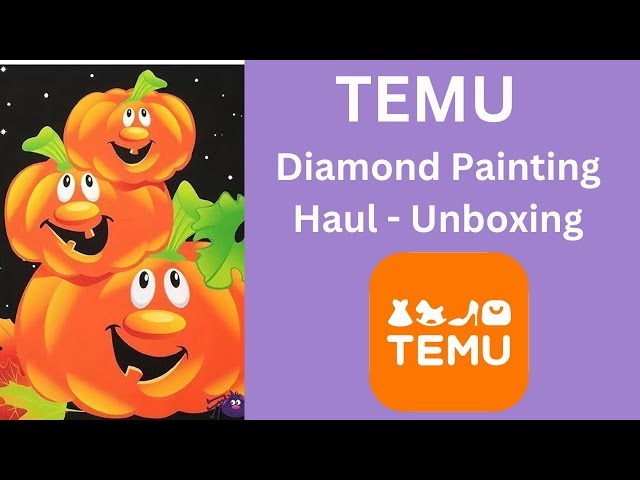 Small Temu Diamond Painting Haul Unboxing - Diamond Art - Diamond