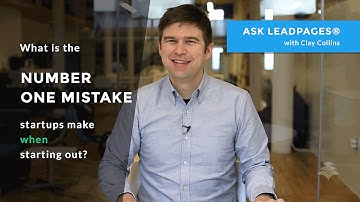 What is the number one mistake startups make when first starting out?