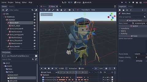 Godot using Synty Modular Char bits