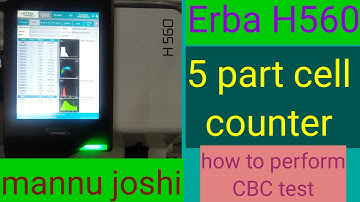 Heamatology analyzer / 5 part cell counter / Erba H560