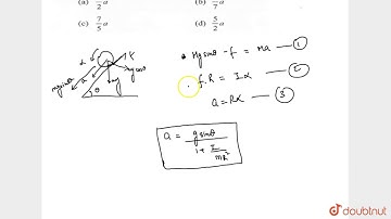 When a solid sphere rolls without slipping down an inclined plane making an angle `theta` with the