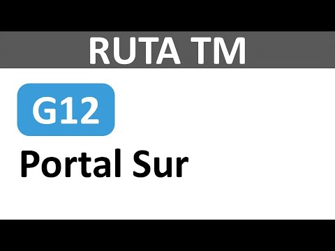 RUTA TRANSMILENIO - G12 PORTAL SUR