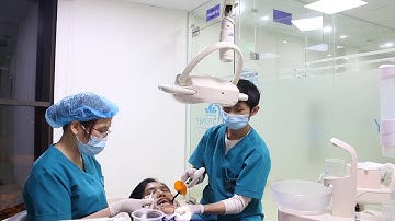 Niềng răng mắc cài pha lê trọn gói 10,5tr/hàm