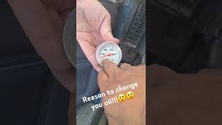 why you change your oil!! #tip #cartips #whoops #305 #fail #carlife #oilchange