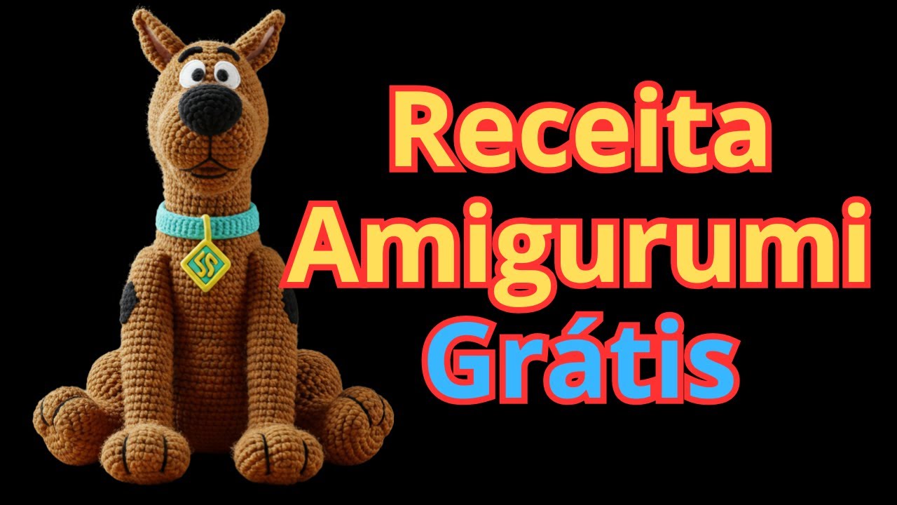 Receita de Amigurumi Gratis Scooby Doo