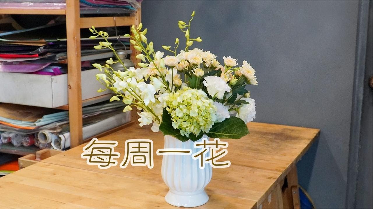 白兰 绣球 多头菊 家庭瓶插鲜花 大叔說花 Youtube 白兰 绣球 多头菊 家庭瓶插鲜花 大叔說花 Youtube