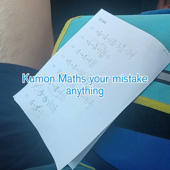 Kumon Maths grade