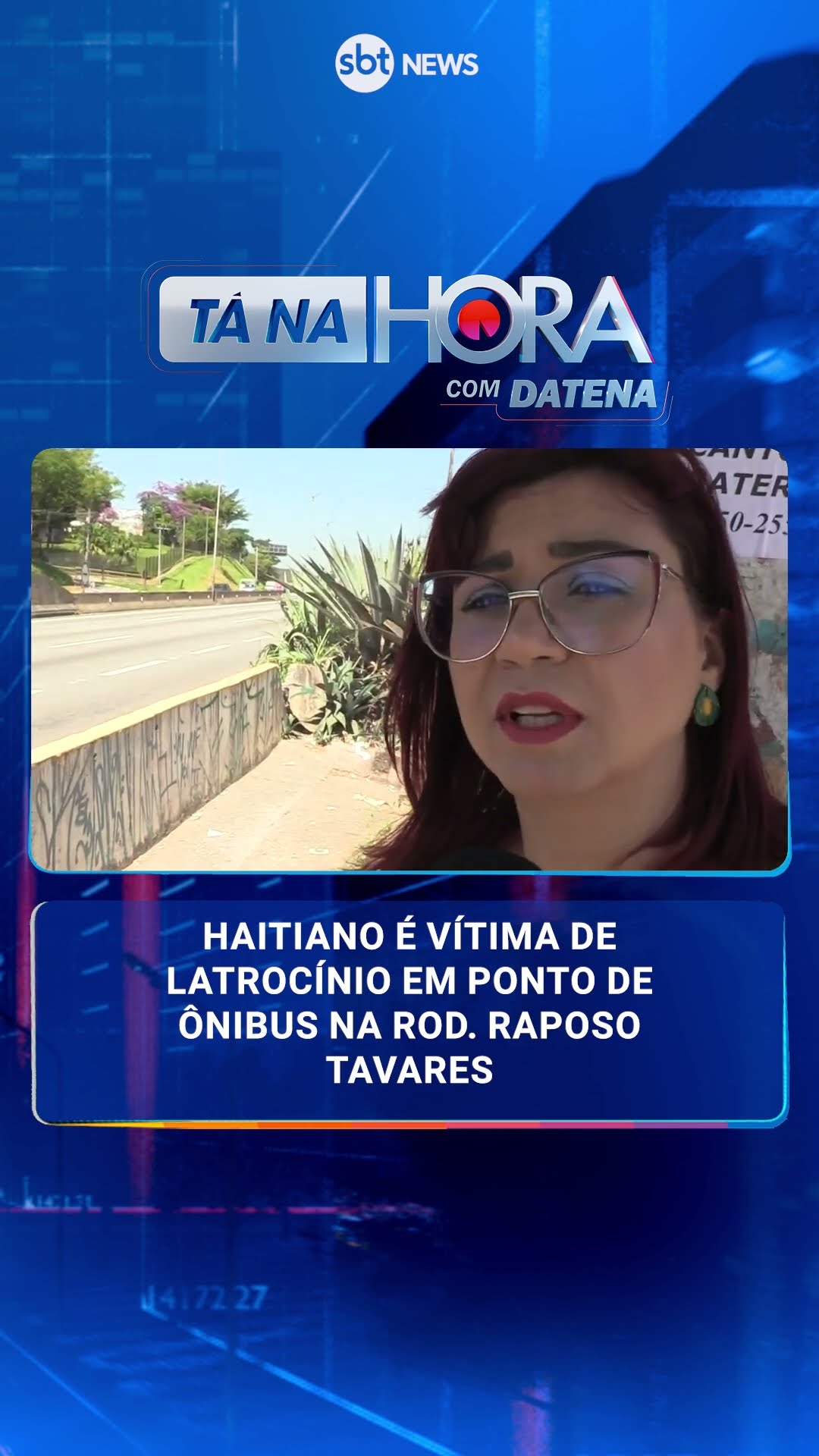 Haitiano é vítima de latrocínio em ponto de ônibus na Rod. Raposo Tavares