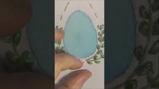 Easter Egg Ribbon Embroidery short