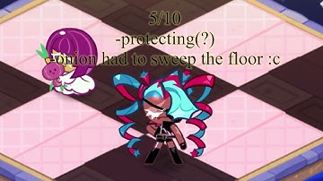 Rating how my cookies babysit onion cookie // cookie run kingdom