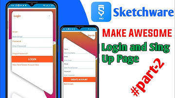 Sketchware login page create||login and sing up in sketchware|SB SKETCHWARE #2