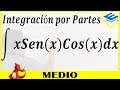 Integración Por Partes - Ej.5 (Trigonométrica | Seno y Coseno)