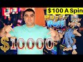 $100 A Spin High Limit Huff N Puff Slot Machine | $100 A Spin High Limit 3 Reel Slot Machine | EP 31