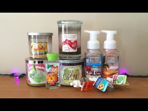 april bath body works and yankee candle empties youtube bath and body works candles vs yankee candles