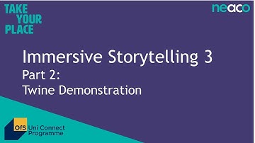 Immersive Storytelling 3.2 - Twine Demonstration
